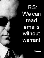 the IRS claims Internet users ''do not have a reasonable expectation of privacy in such communications''.